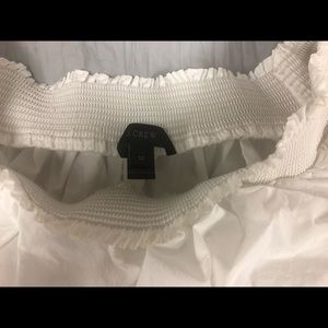 J.Crew off the should white top